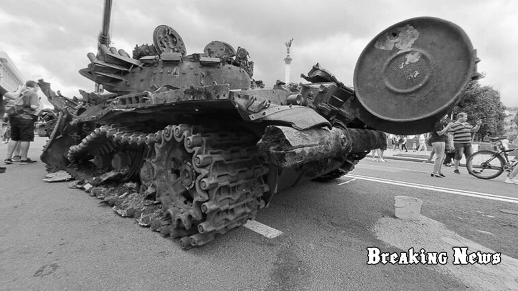 Трофейну російську техніку виставили на Хрещатику