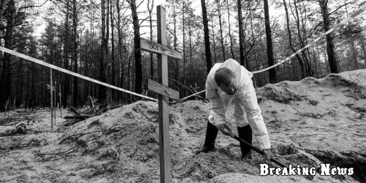 40 загиблих із масового поховання в Ізюмі так і не вдалося ідентифікувати, - Нацполіція