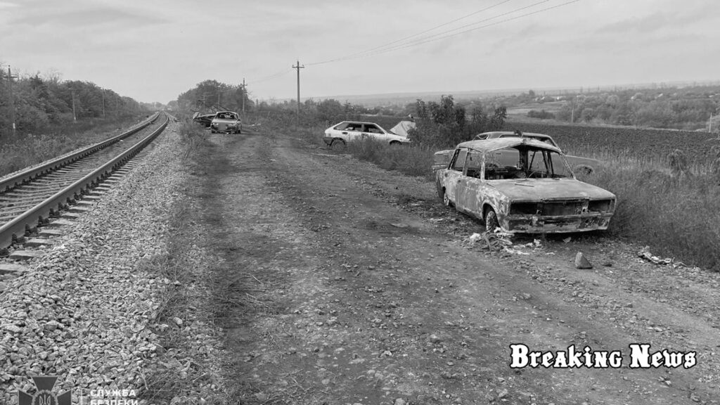 На Харківщині виявили обстріляну колону автомобілів із 20 загиблими цивільними