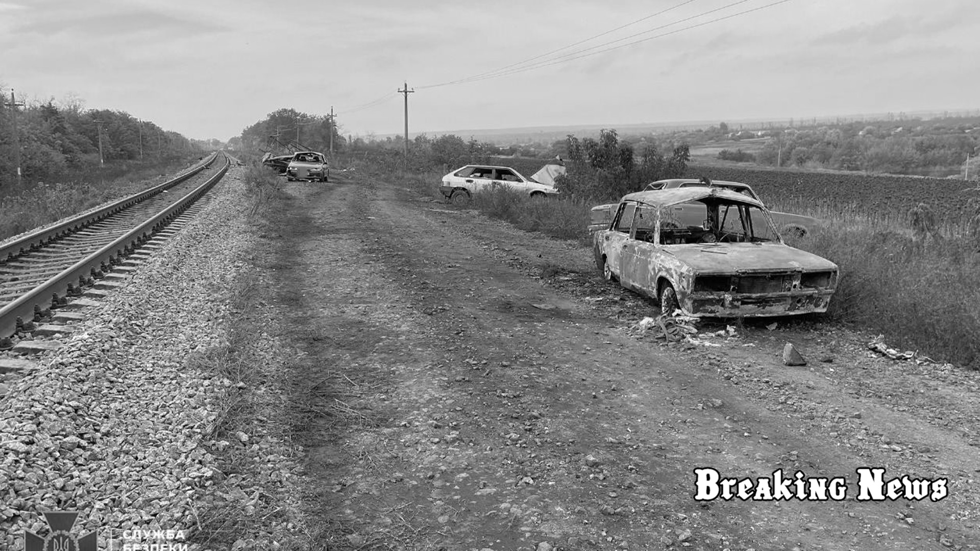 На Харківщині виявили обстріляну колону автомобілів із 20 загиблими цивільними