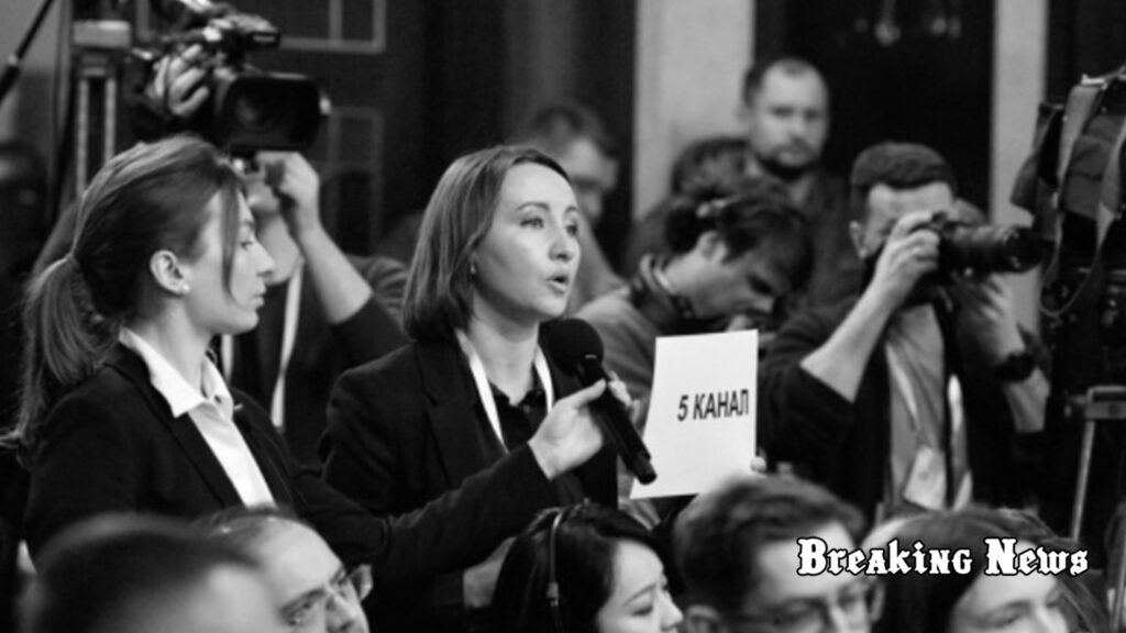 Журналістка 5 каналу отримала хвилю погроз та прокльонів після запитання Зеленському на пресконференції