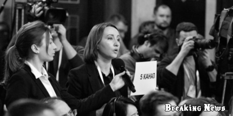 Журналістка 5 каналу отримала хвилю погроз та прокльонів після запитання Зеленському на пресконференції