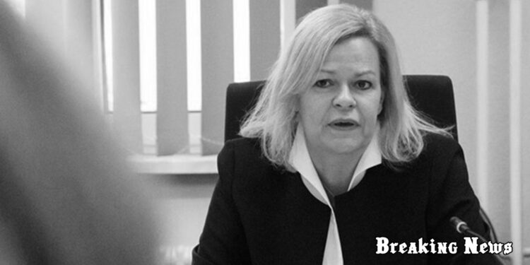 Голова МВС Німеччини Фезер заявила про масштабну небезпеку для країни з боку Росії: "Ми протистоїмо все новим способам нападу та технологіям"