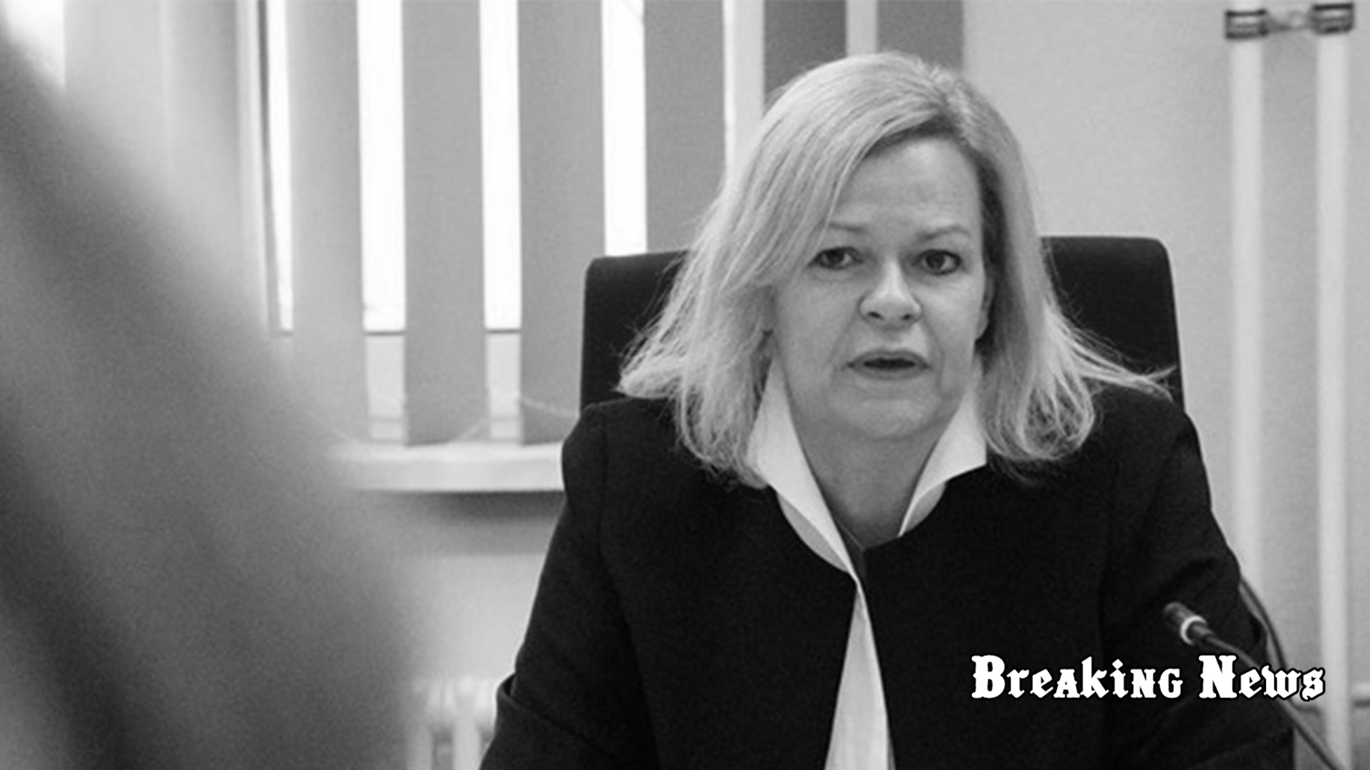 Голова МВС Німеччини Фезер заявила про масштабну небезпеку для країни з боку Росії: "Ми протистоїмо все новим способам нападу та технологіям"