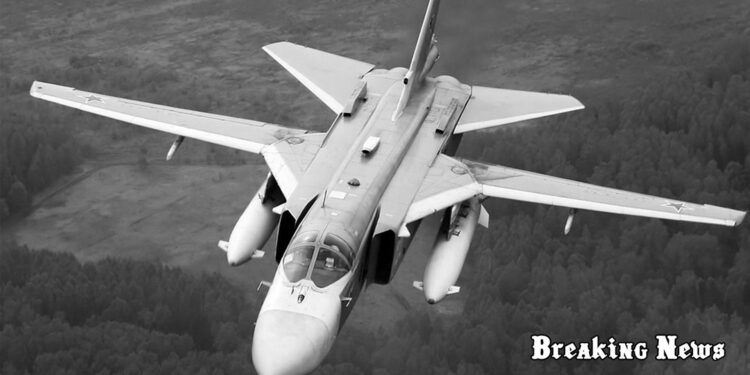 У Росії неподалік українського кордону розбився військовий літак