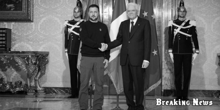 Зеленський у Римі зустрівся із президентом Італії