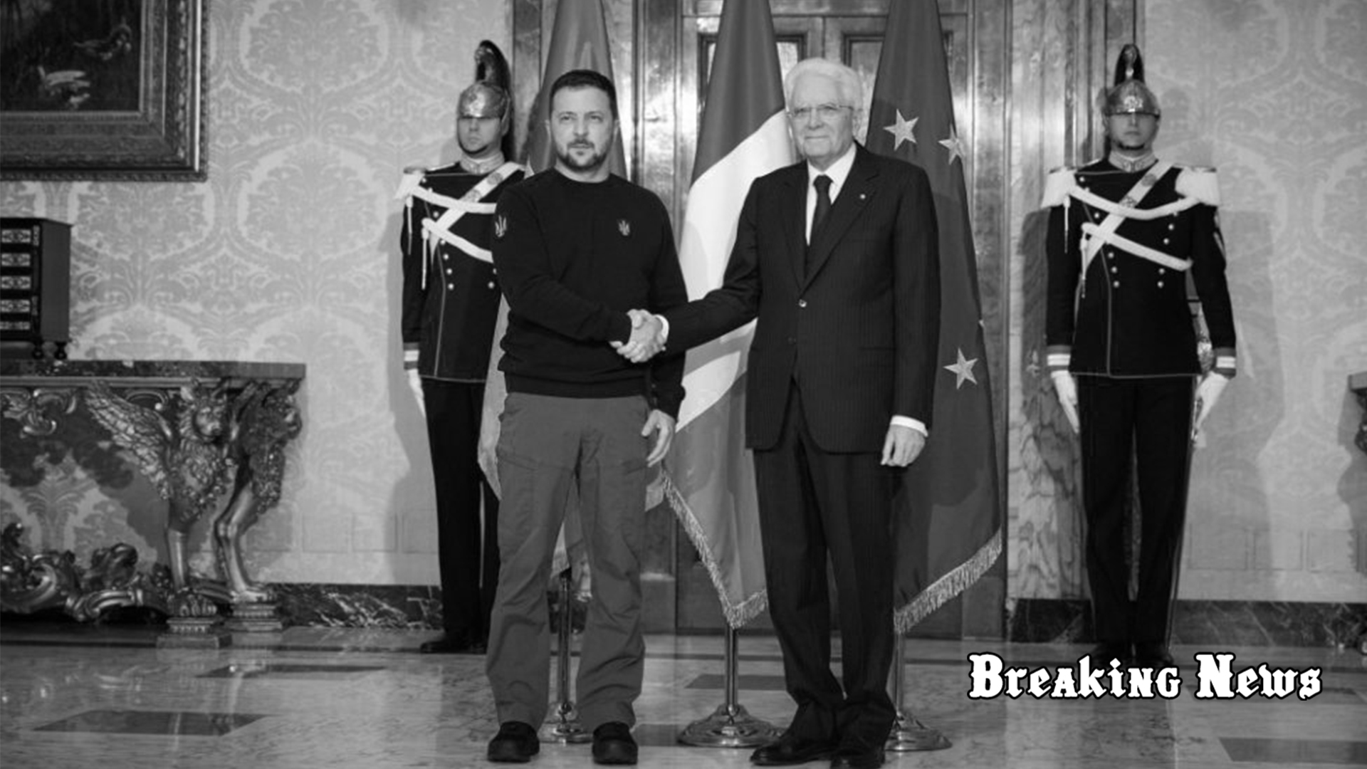 Зеленський у Римі зустрівся із президентом Італії