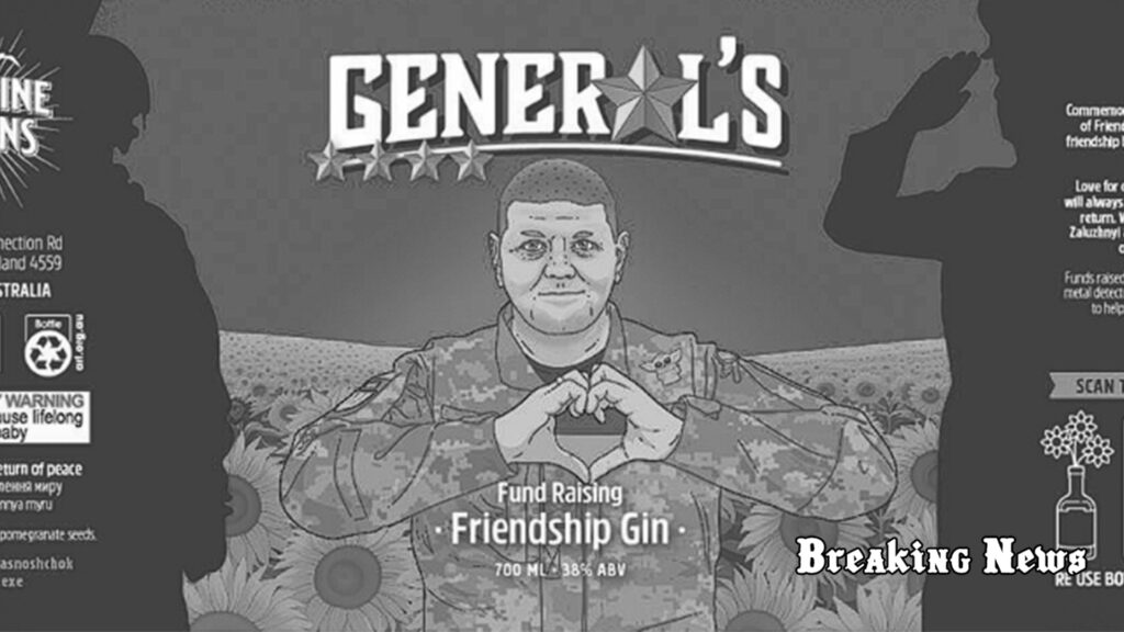 В Австралії почали випускати джин із фото Залужного: кошти підуть на розмінування України