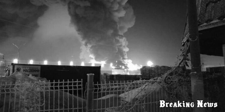 У Росії нова потужна пожежа, палає склад