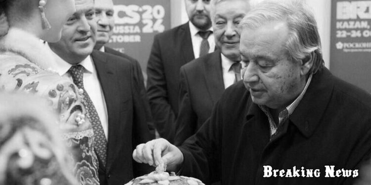 Зеленський скасував візит Генсека ООН через його участь у саміті в Росії